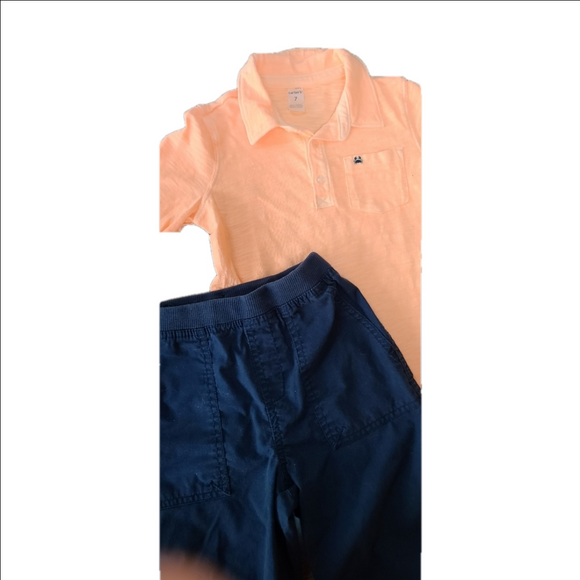Carter's Other - Boys 7 Summer 2-Piece Set Polo Shirt and Shorts